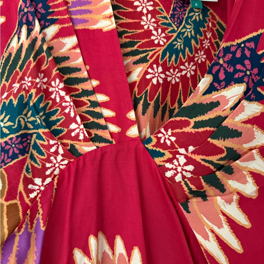 Farm Rio Red Blouse - Picture 3 of 8